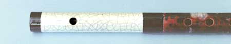 Close-up of Ceramic Flute