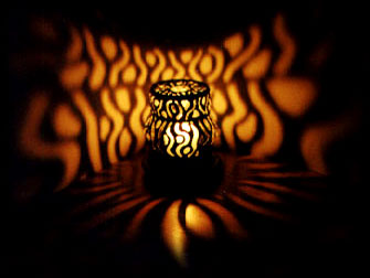 Arabesque Metalwork Lamp
