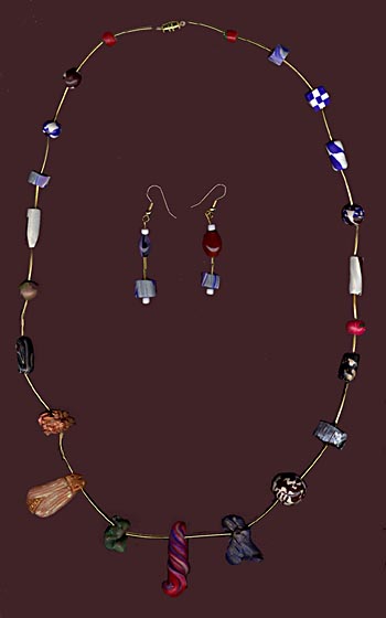 Every bead different on this necklace!